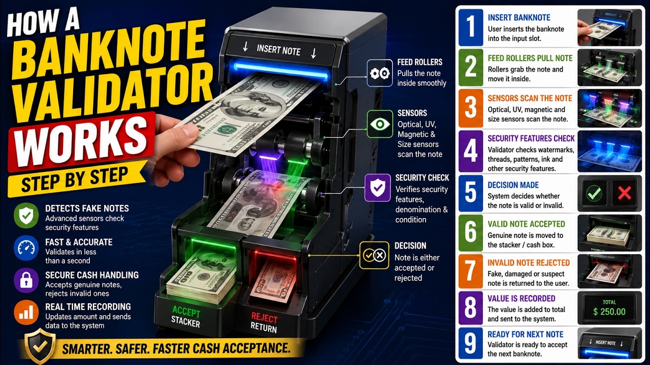How a Banknote Validator works