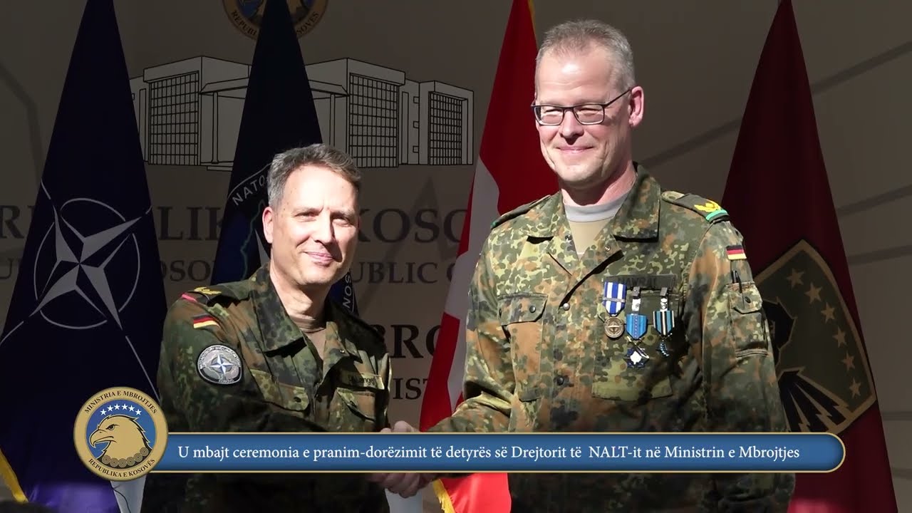 U mbajt ceremonia e pranim-dorëzimit të detyrës së Drejtorit të NALT-it në Ministrin e Mbrojtjes2025