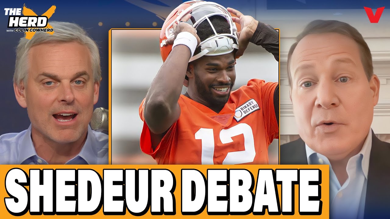 Former Browns coach DEFENDS Shedeur Sanders despite Colin Cowherd selling all stock | THE HERD NFL