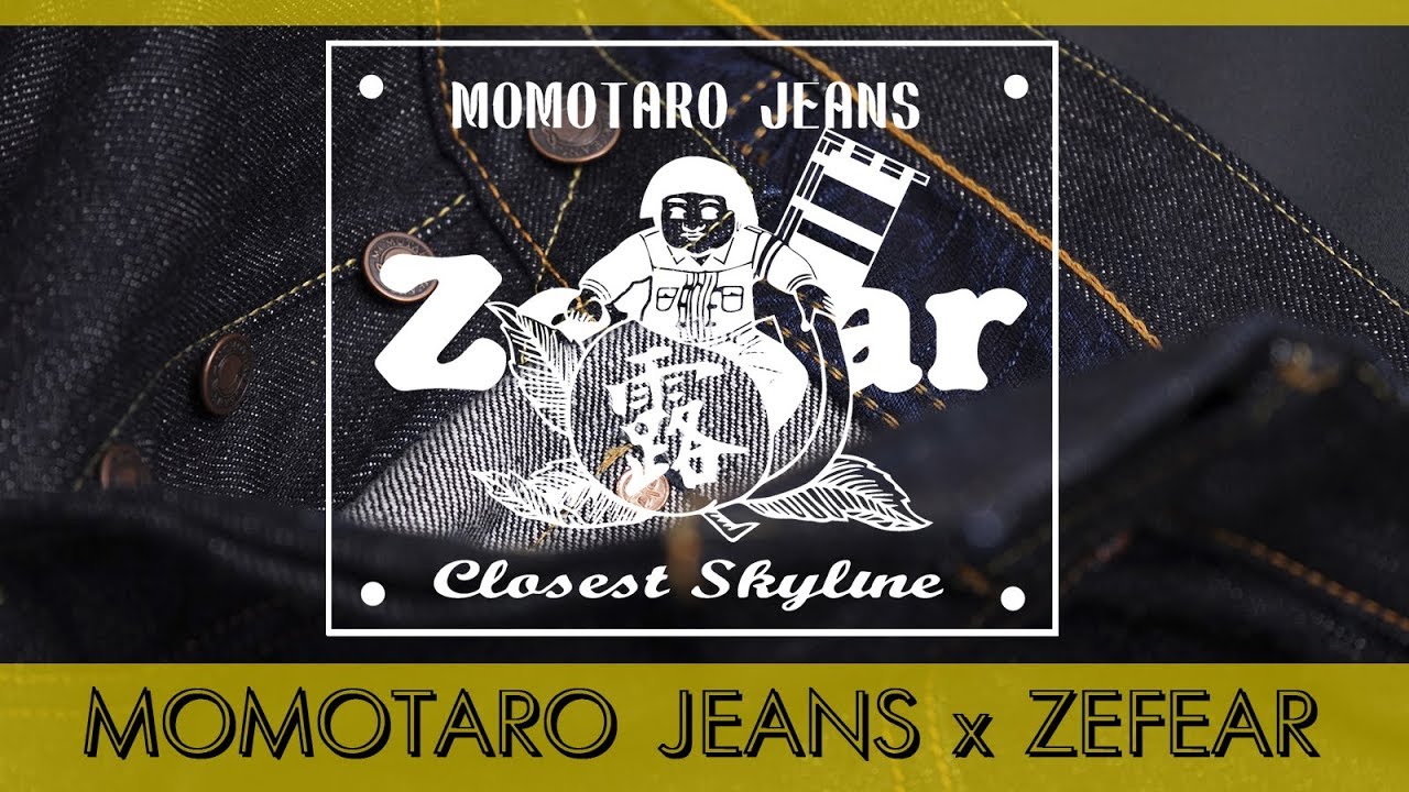 Momotaro Jeans x Zefear - Эксклюзивная модель джинсов / 18 унций