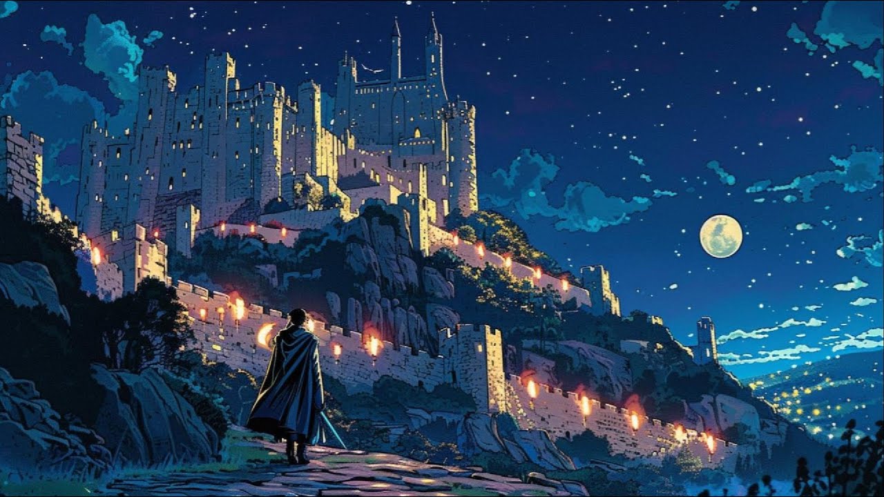 Under the Moonlit Walls Medieval Fantasy Chill Music