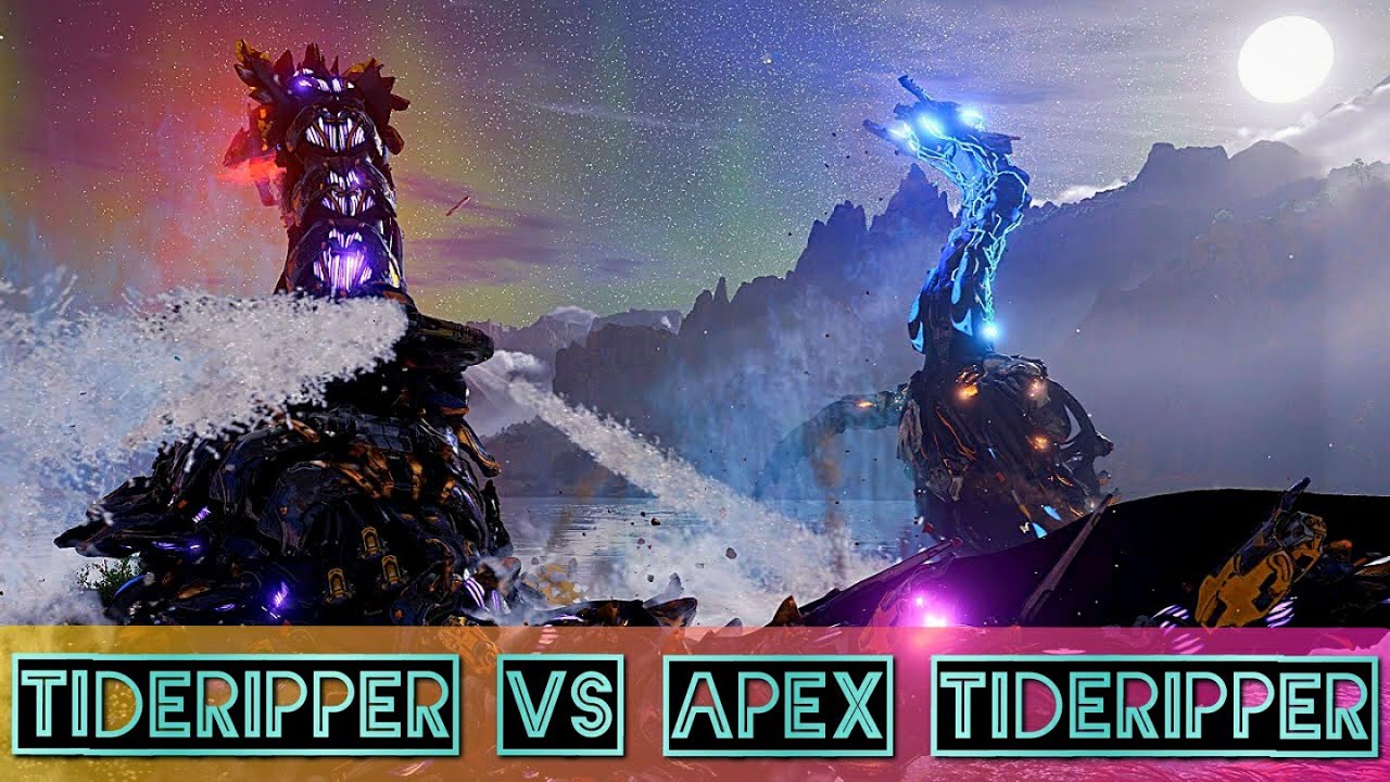 Horizon Forbidden West | Apex Tideripper VS Tideripper - Machine Master Gameplay