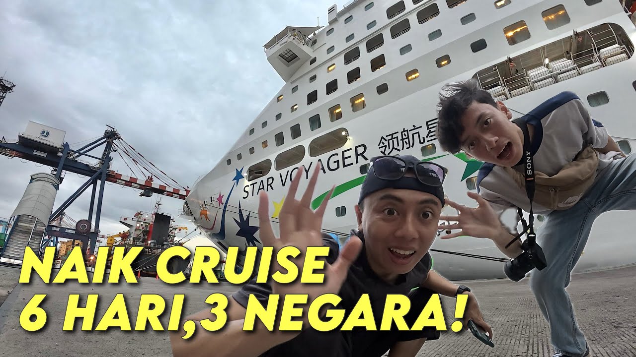 Aku Bawa Adik Naik Cruise Mewah 6 Hari, Rentas 3 Negara!