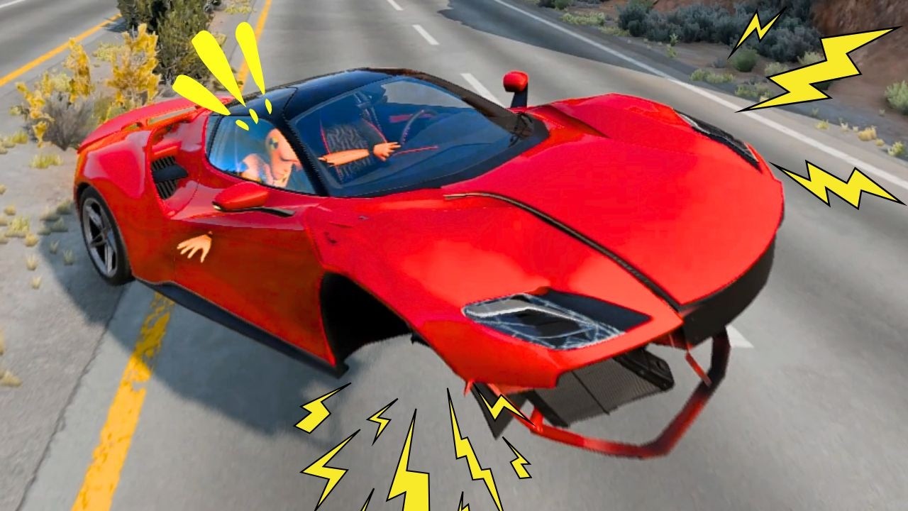 Overtakes and Car Crashes | BeamNG.Drive