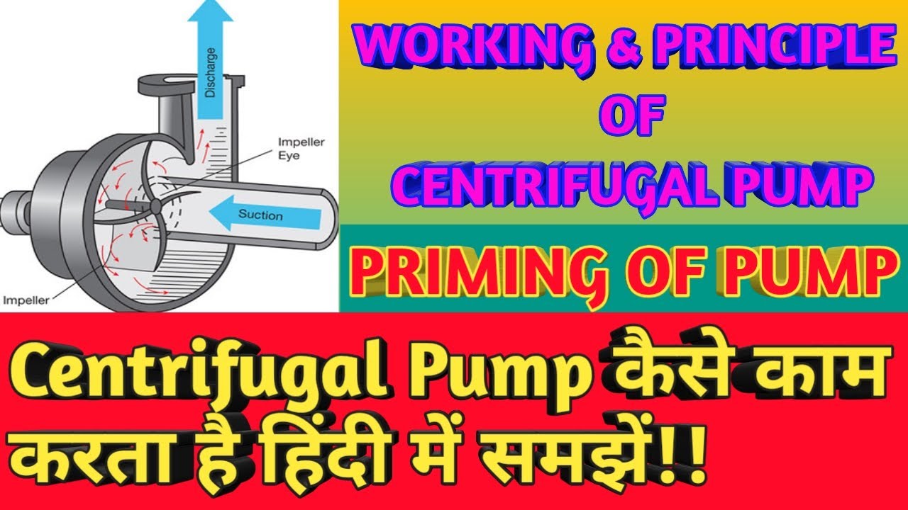 CENTRIFUGAL PUMP || WORKING & PRINCIPLE OF CENTRIFUGAL PUMP || [हिंदी]