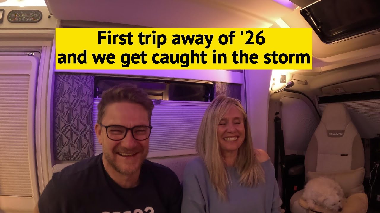 We Hunkered down in the motorhome through the storm