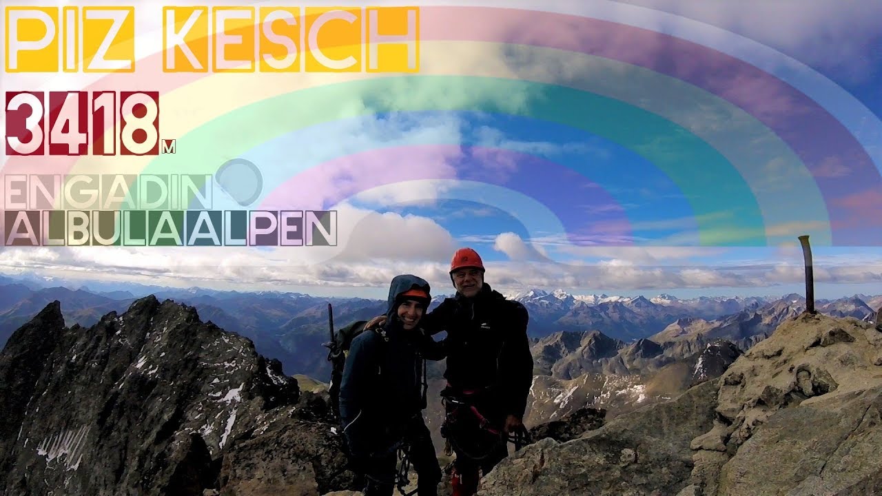 Piz Kesch Albulaalpen 🏔 (Graubünden CH) - Hochtour mit Alfons (2017)