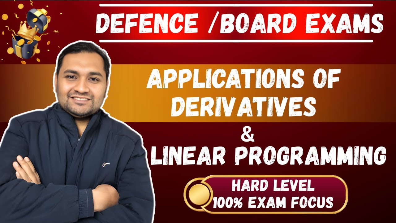 APPLICATIONS OF DERIVATIVES | Class 12 Mathematics | Full ConceptBoard & Competitive ExamPreparation