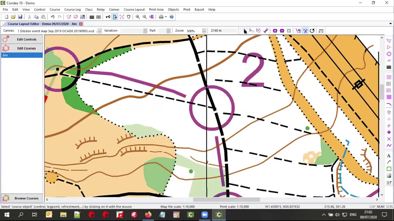 Course planning with Condes