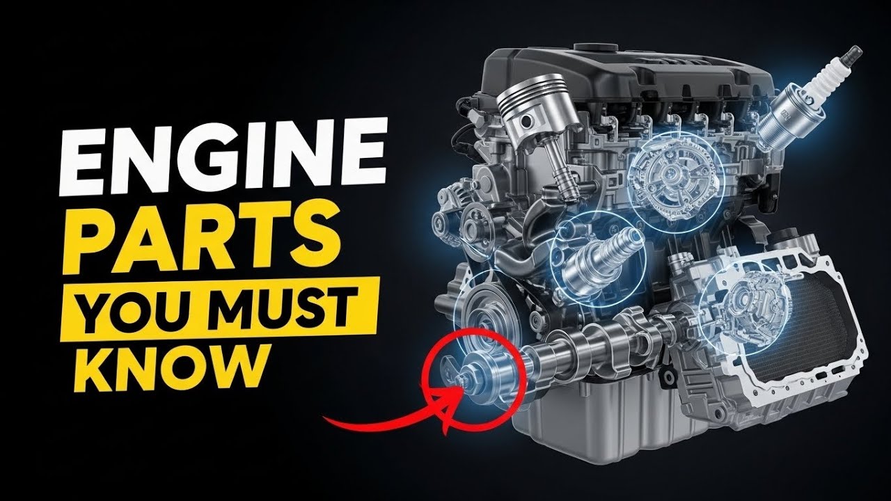 6 Essential Engine Parts Every Car Owner Should Know | Engine Basics Explained