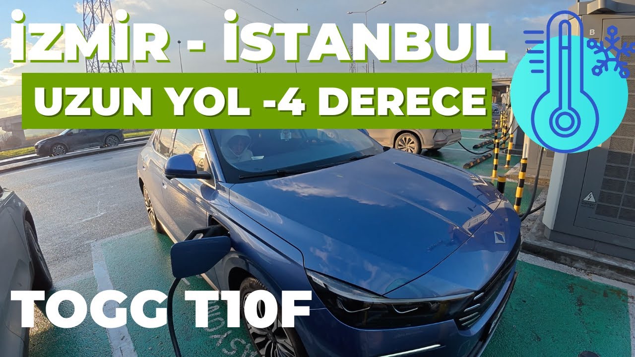 TOGG T10F ile İzmir–İstanbul Yolculuğu 🇹🇷❄️ | -4°C’de 450 km Elektrikli Araç Deneyimi