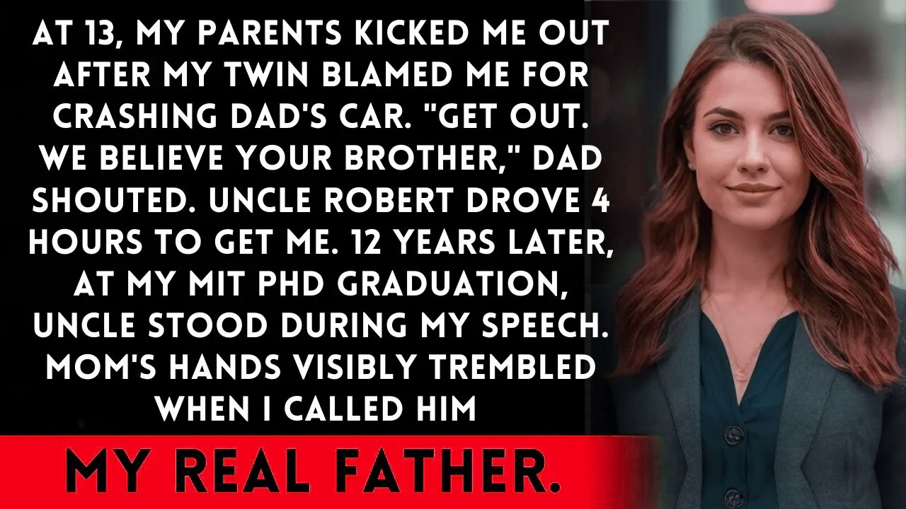 My Parents Believed My Twin's Lie At 13 - Mom's Hands Trembled When Uncle Stood At My MIT Graduation