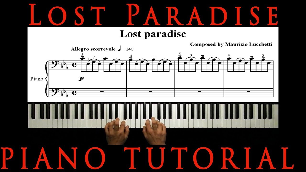 Maurizio Lucchetti - Lost Paradise - Piano Tutorial