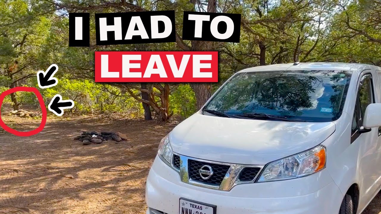 When Van Life Camping Goes WRONG!! - Reality Of Camping On BLM Land