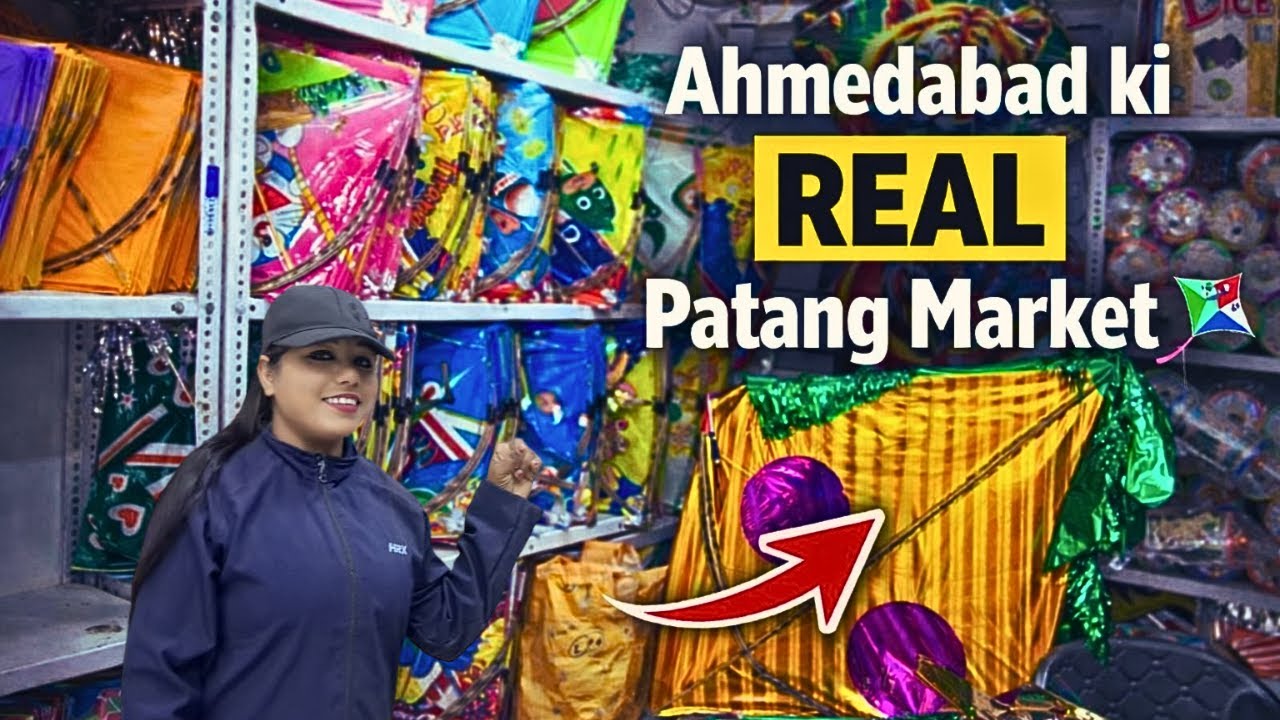 Ahmedabad ki REAL Patang Market 🪁  | Delhi Darwaza & Raipur Darwaza | Uttarayan Special