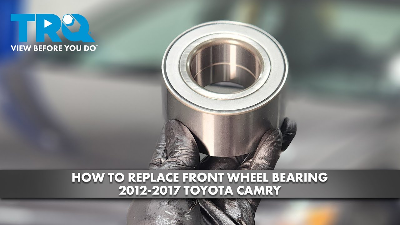 How to Replace Front Wheel Bearing 2012-2017 Toyota Camry