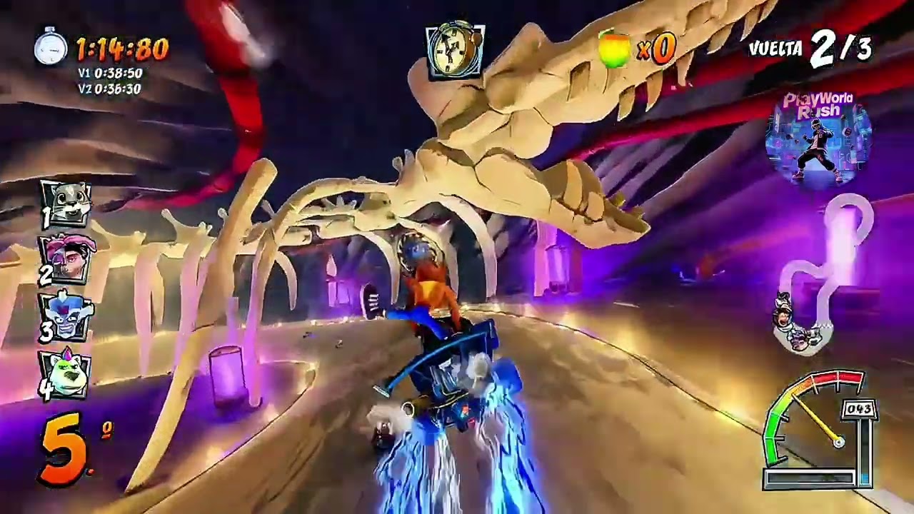 Dominio total en Tubos de Roo |  victoria en Crash CTR #CrashTeamRacing #CTR #CrashCTR #TubosDeRoo 