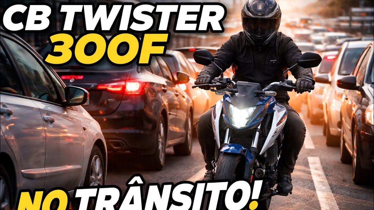 CB TWISTER 300F NO TR&Acirc;NSITO PESADO&hellip; VALE A PENA? 😳