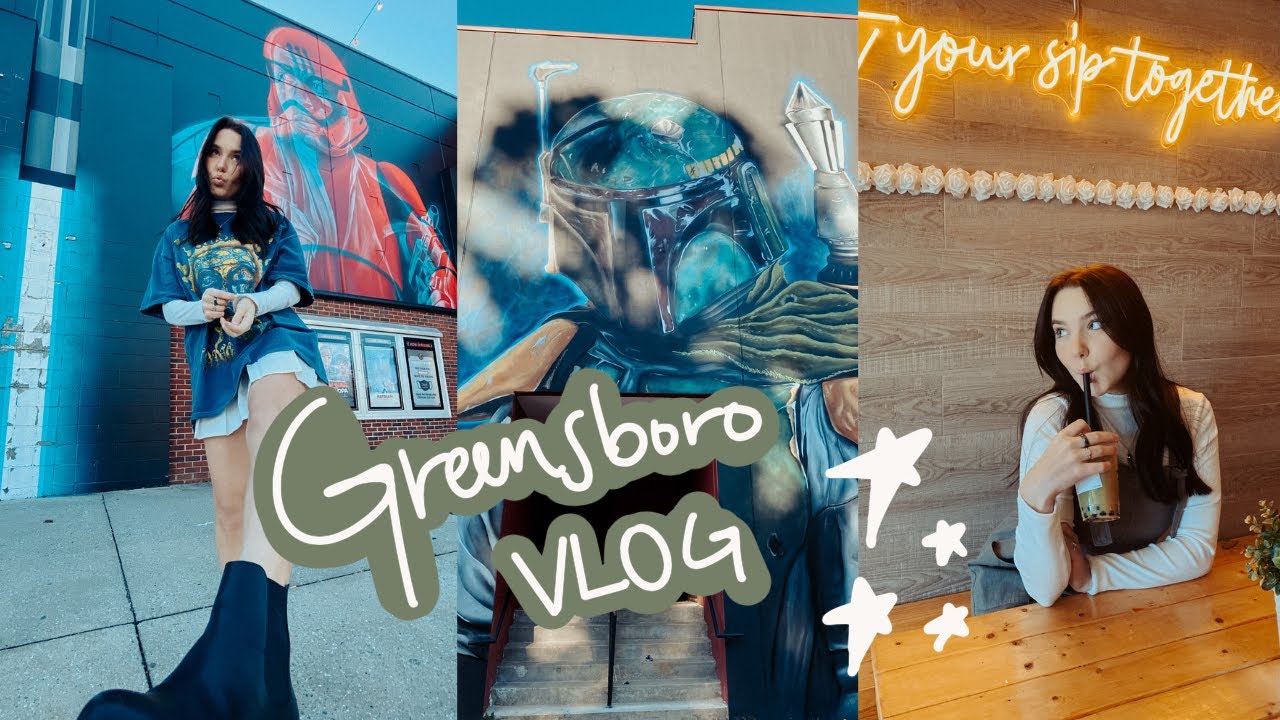 days in my life!!! trip to greensboro, nc | photoshoots, thrifting, ect.