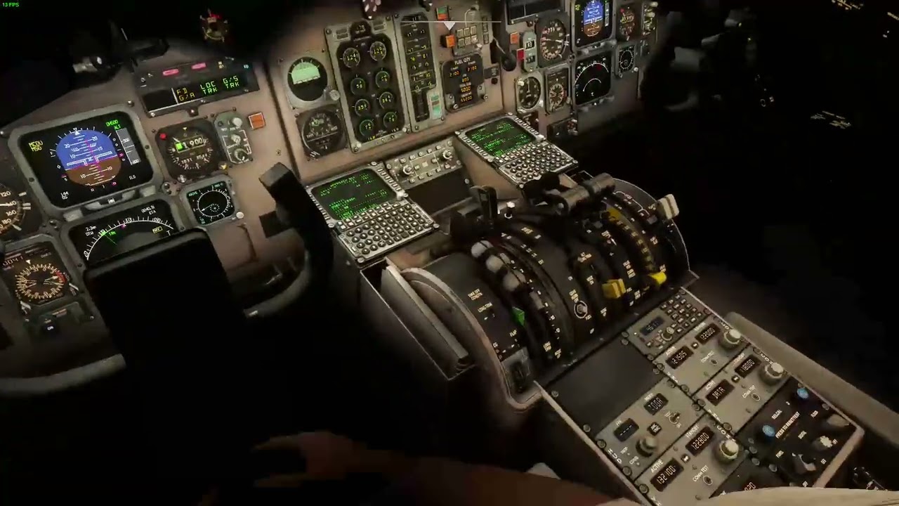 Landing at Omaha Eppley Airfield (KOMA) (MSFS) pilots view