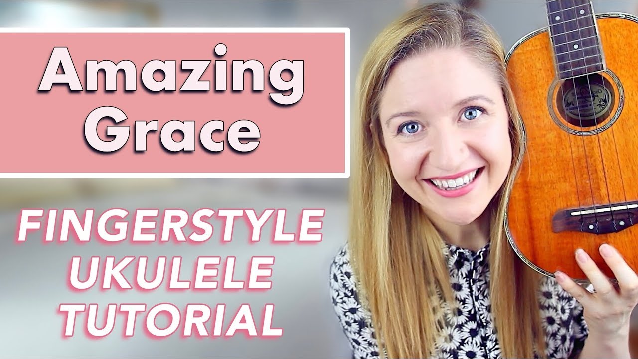 Amazing Grace - EASY UKULELE TUTORIAL (Fingerstyle)
