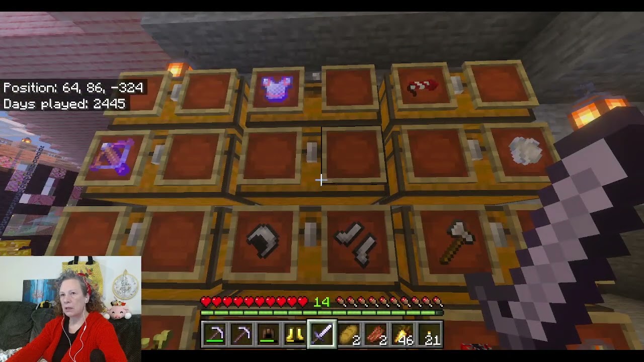 So many projects to work on at the base. Armory, villagers, and barn area. Minecraft days 2444-2454