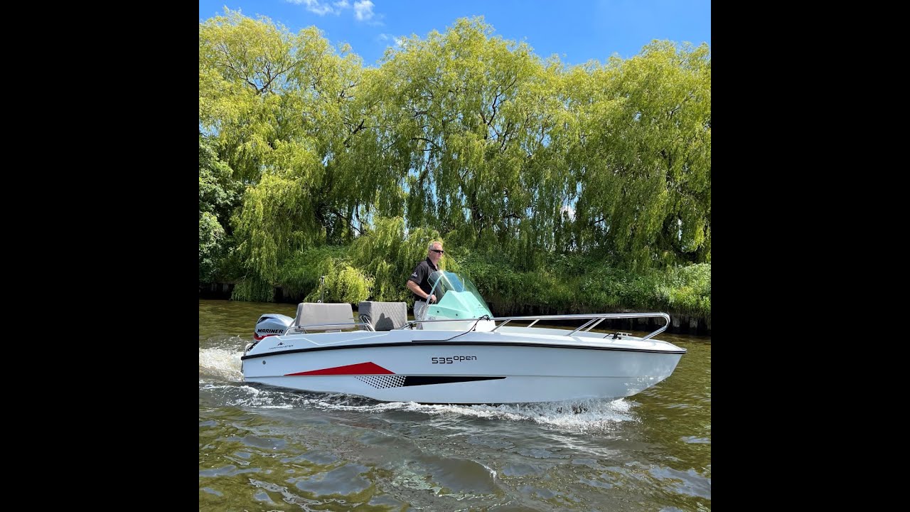 New Northmaster 535 Open Mariner 60hp outboard