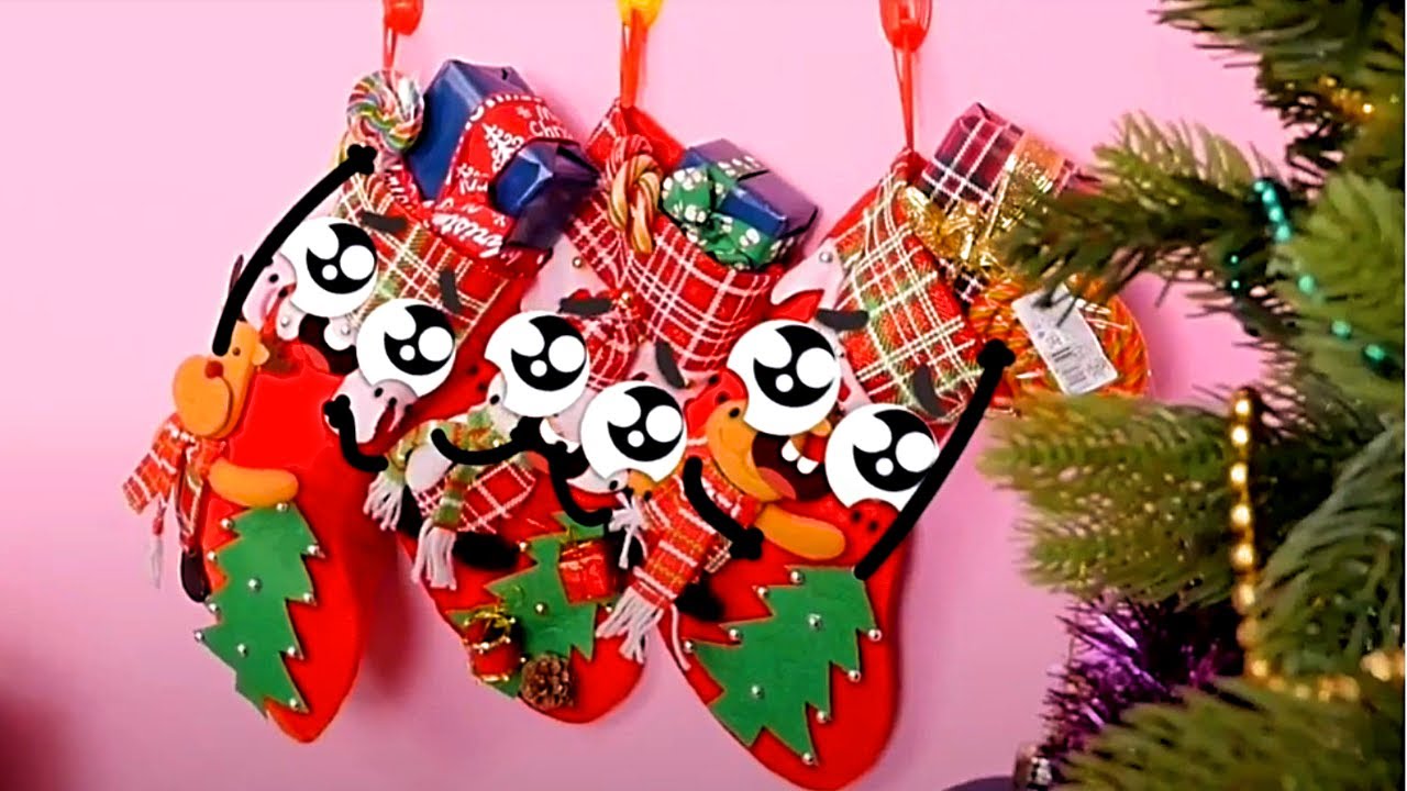 Adorable Guys Are Waiting For Christmas Presents!🧦 🎁 - 24/7 DOODLES
