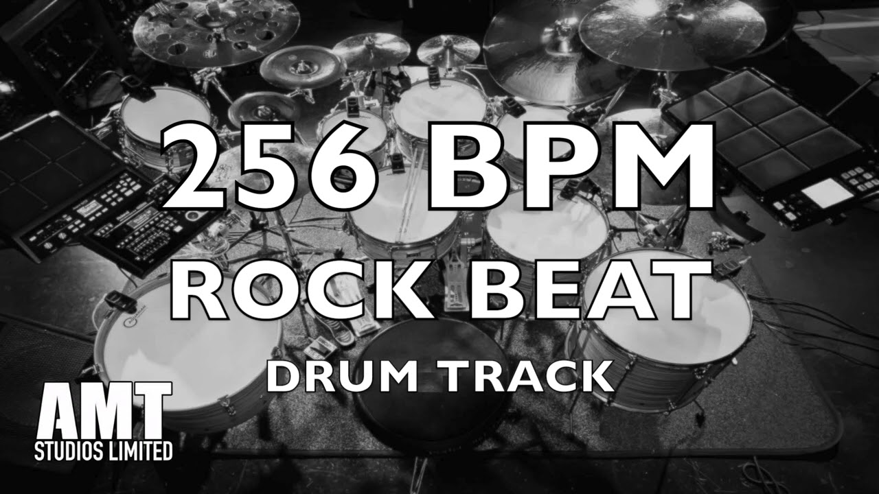 256 BPM ROCK BEAT DRUM TRACK