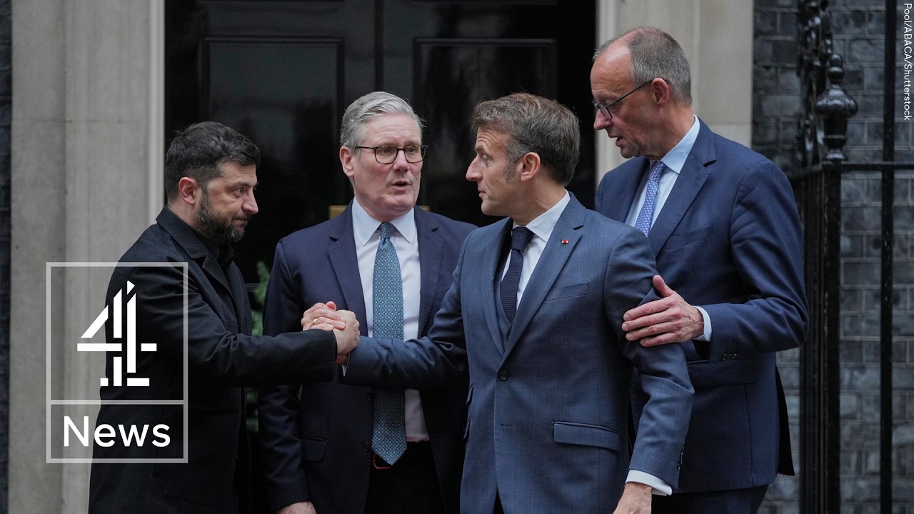 &lsquo;We stand with Ukraine&rsquo; - European leaders back Zelenskyy in Downing Street talks