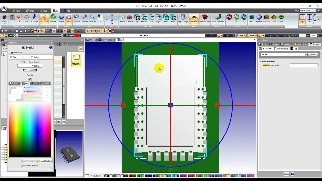 06 In AUTOTRAX DEX Bauteile STEP  von SnapEDA importieren