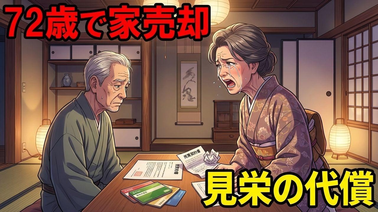 72歳で家を失う？見栄を張った夫婦の悲惨な末路と老後破綻の真実