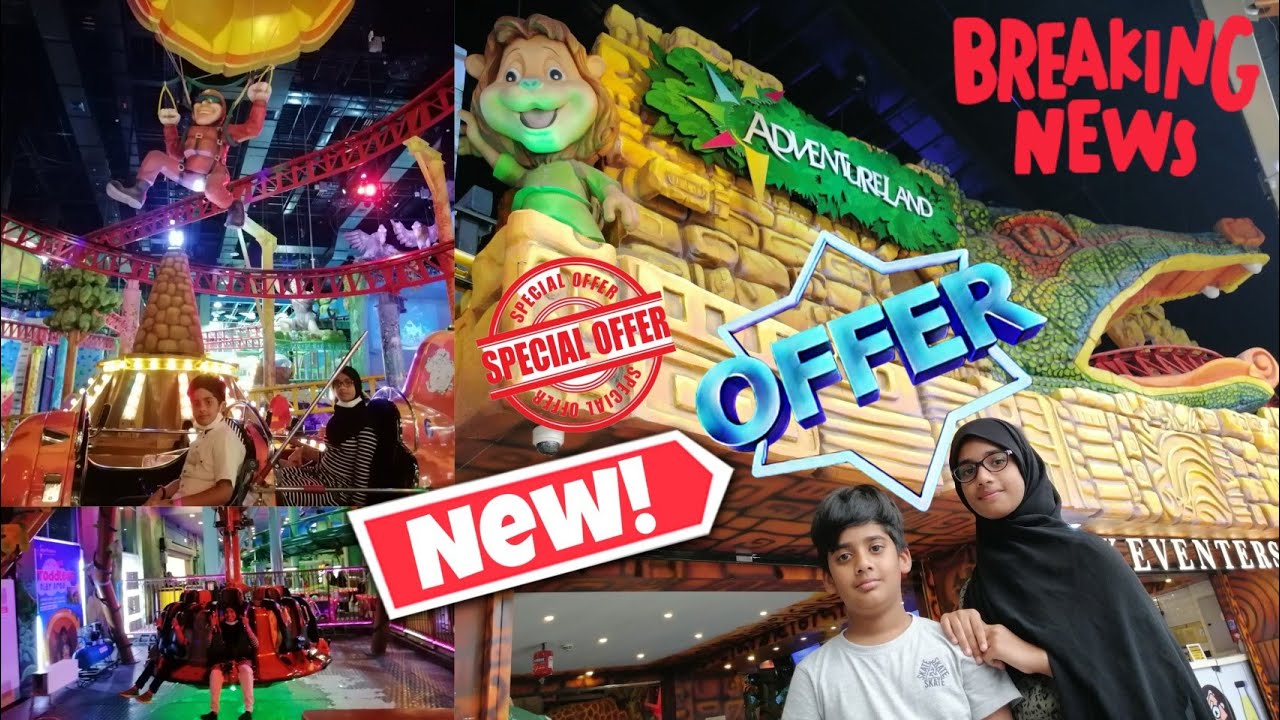 Adventure roller-coaster 😨 new mall rides💥 | sahara centre sharjah adventureland #sharjahnewopenmall