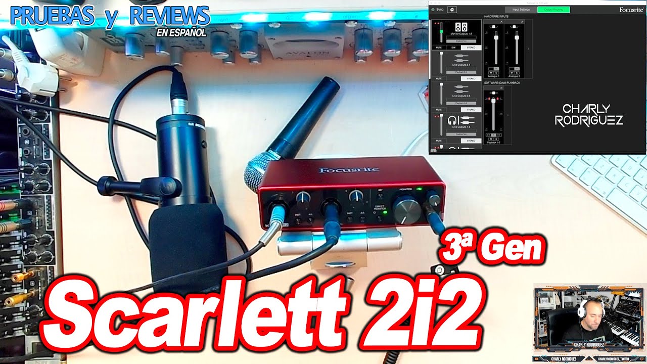 Focusrite Scarlett 2i2 3ºGen. es buena para ti??? 🤔 (Pruebas y Reviews) en Español