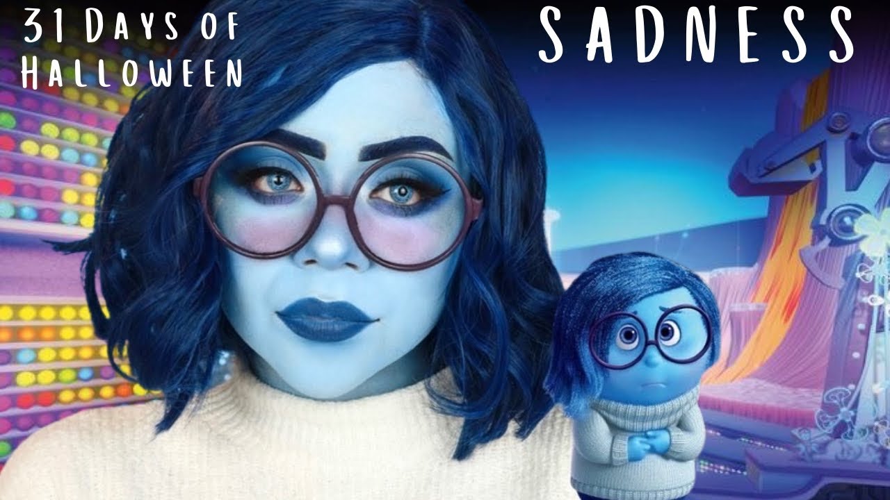 31 DAYS OF HALLOWEEN | Sadness from Disney’s Pixar Inside Out Makeup Look/ Tutorial