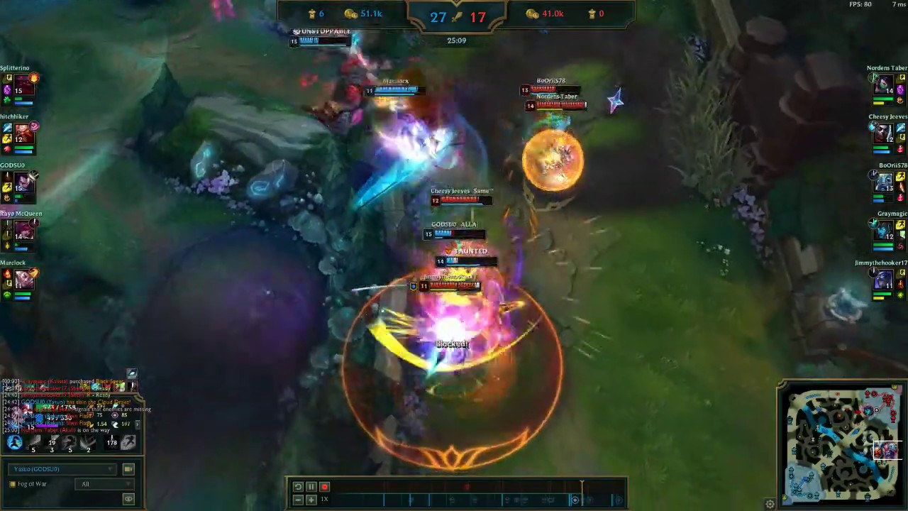 Insane Yasuo Gragas combo Pentakill