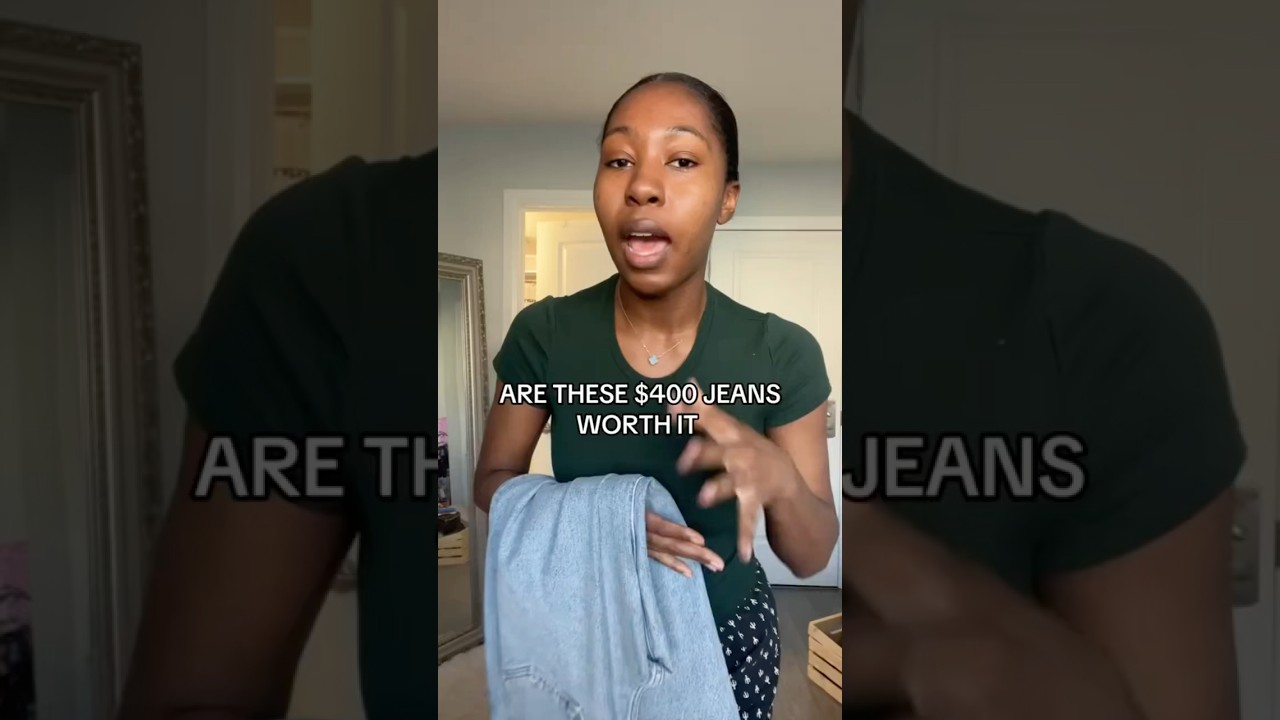 Are these $400 Agolde Jeans really worth it? 👖💰 #agolde #luxuryfashion #ootd