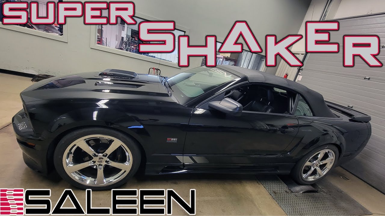 2007 Saleen Mustang 3V (Supershaker Supercharger) w/ long tubes Dyno and Info at Brenspeed