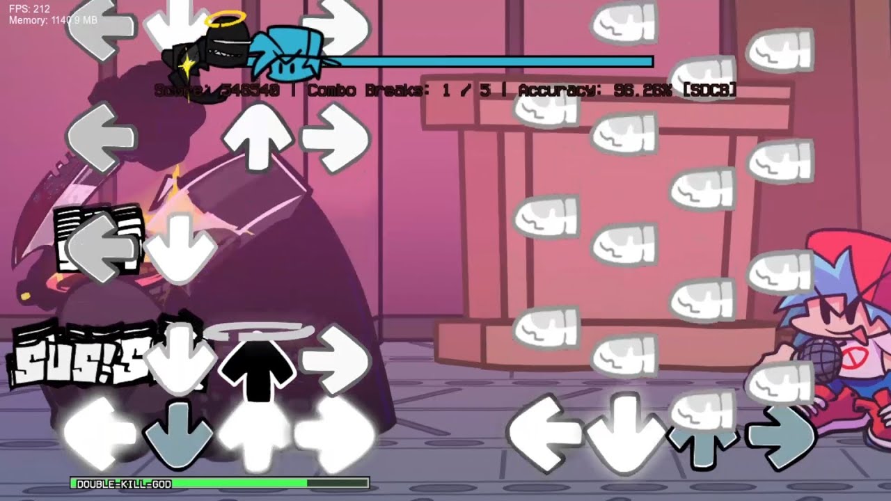 Friday Night Funkin' - Double Kill God Mode CLEAR!!!!!!!!!!!!!!!!!!!