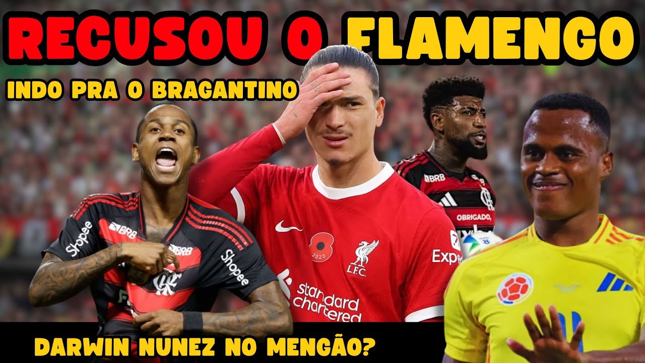 PRESSÃO NO FELIPE LUIZ POR QUE... Darwin Núñez no mengão? ARIAS DIZ... PARA O MENGÃO | DE SAIDA #fla