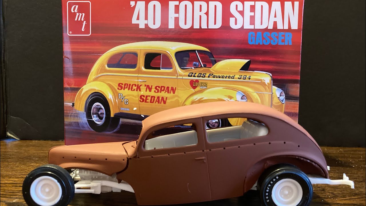 AMT 1/25 40 Ford Sedan Rat Rod build