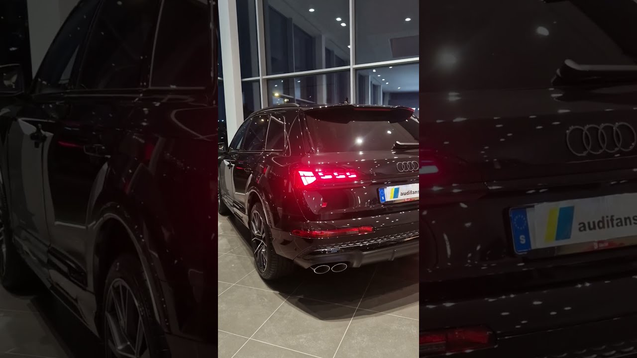 BEST SPEC? 2026 AUDI SQ7 V8 TFSI 507PS in Myth black  with OLED and carbon twill  inlays 