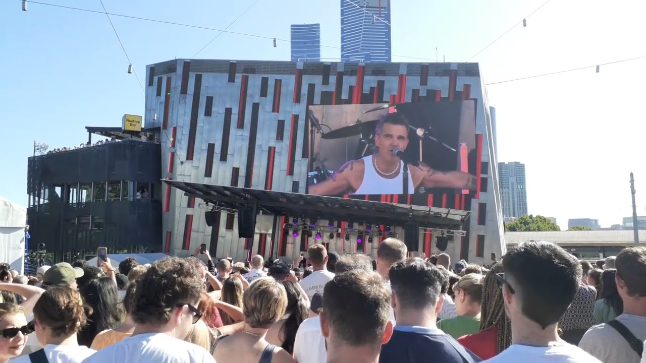 Robbie Williams Live at Fed Square | Better Man | 2 January 2025