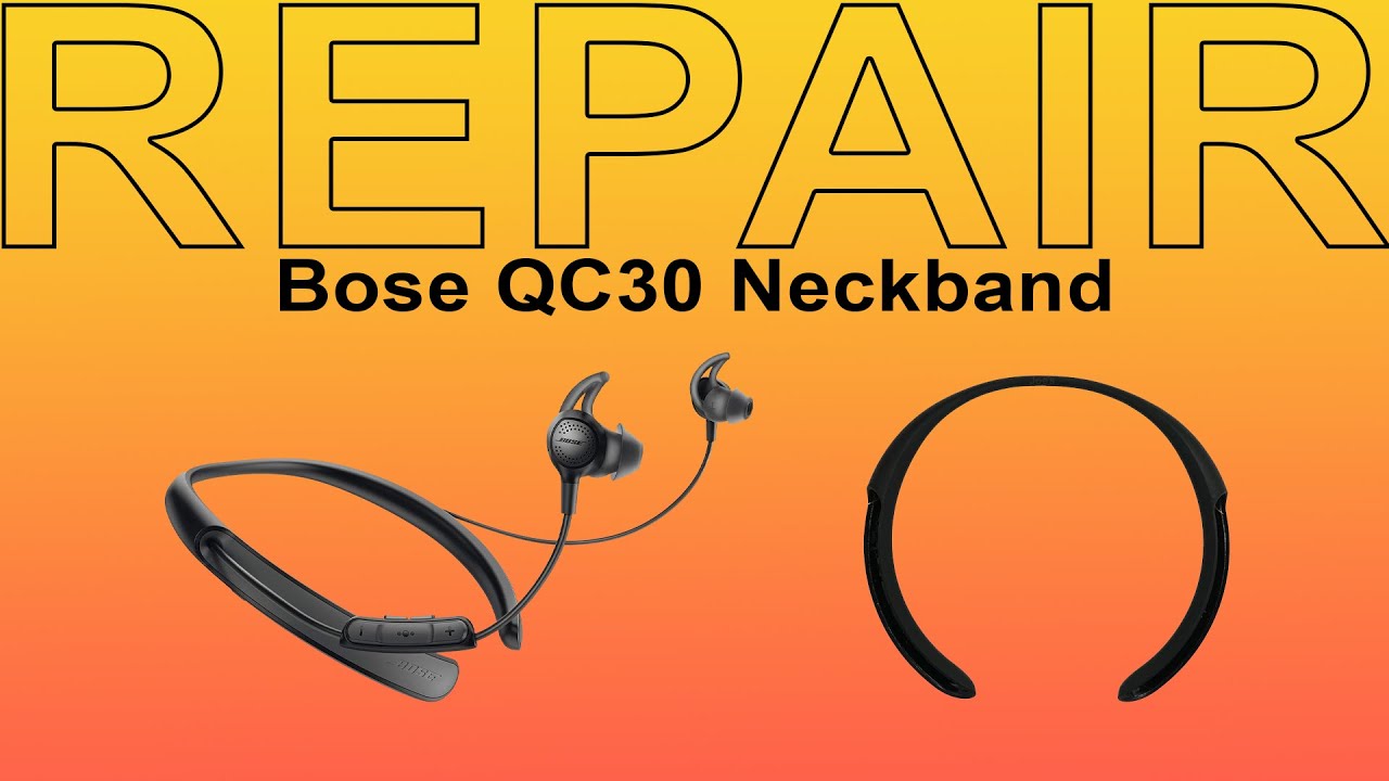 Bose QuietComfort QC30 Hearphones Main Neck Band Wire Replacement | Repair Tutorial