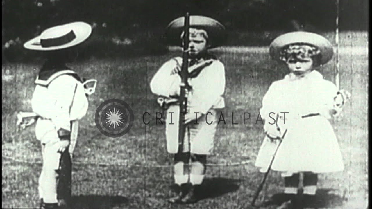 Otto Von Bismarck, Prince of Wales, Tsar Nicholas II and Kaiser William II at the...HD Stock Footage
