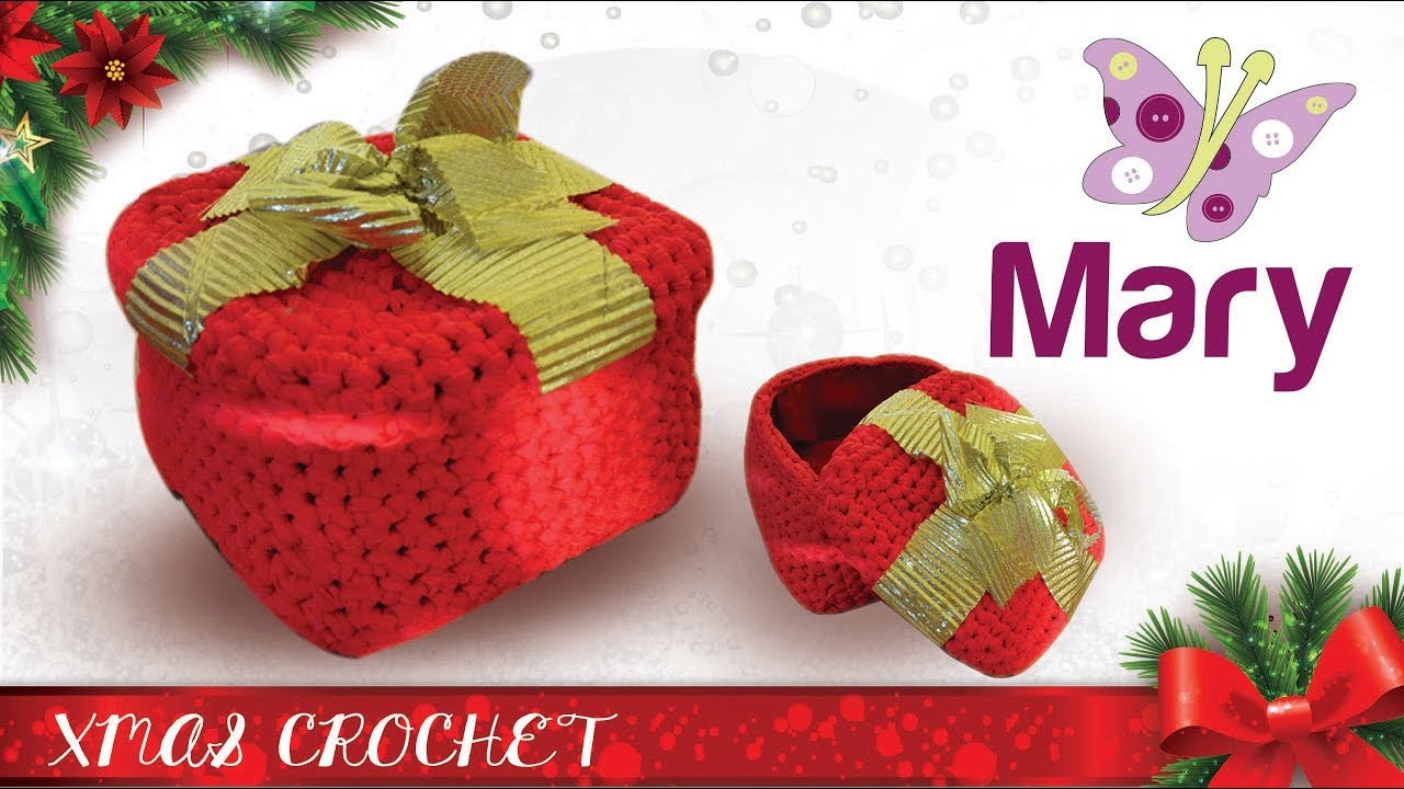 Scatola regalo | all'uncinetto