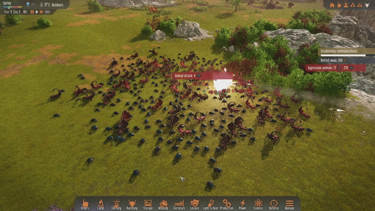 Stranded: Alien Dawn (Military Outpost Insane Chaos 2nd Attempt Part 1)