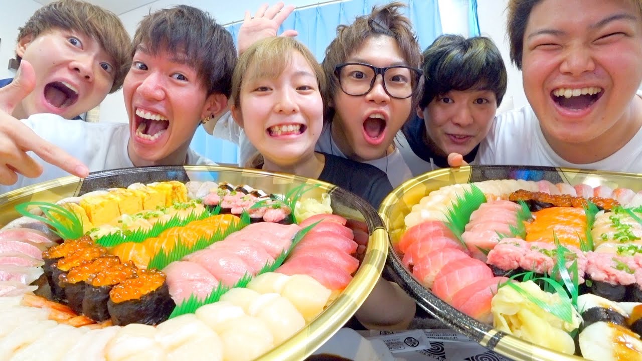 【お寿司】縛りありで大食いしたら自己ベストでたwww