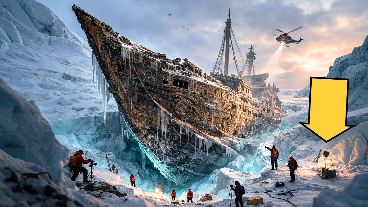 Обнаружен гигантский корабль, застрявший во льдах Гренландии 12 000 лет — как это произошло?