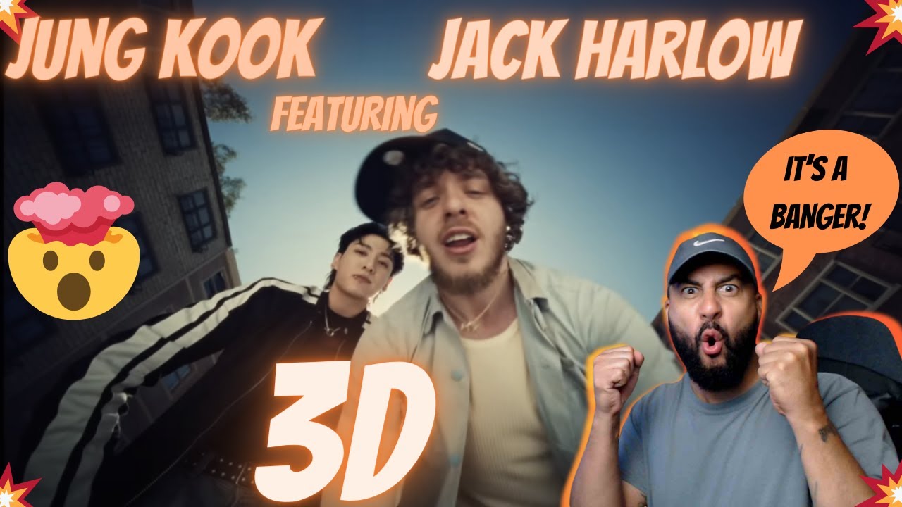 정국 (Jung Kook) '3D (feat. Jack Harlow)' REACTION ..This is a Banger!!!!